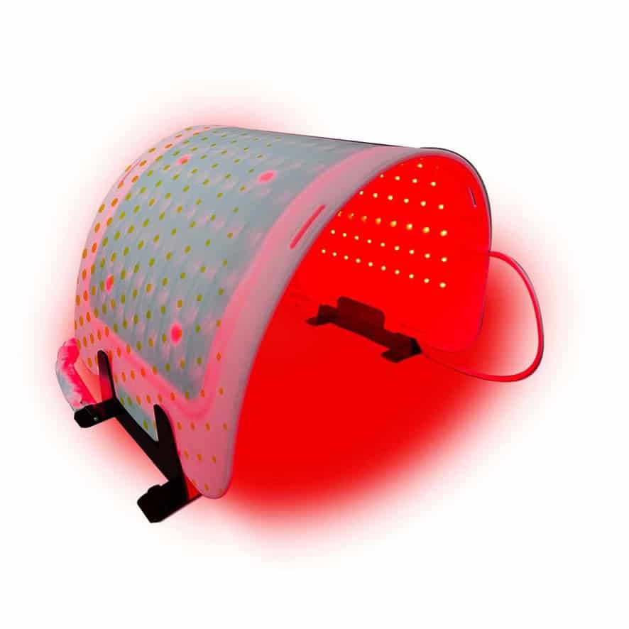 AcuLuma LED face lamp when lit